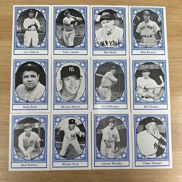 1980 TCMA All Time Yankees 12 Card Set - Picture 1 of 3